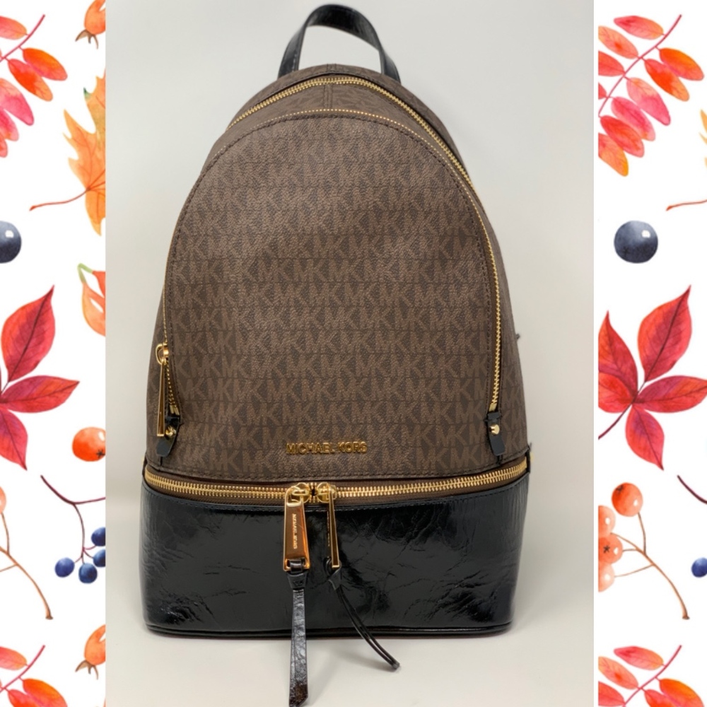 Michael Kors Rhea Medium Zip Backpack
